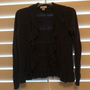 Ruffle cardigan
